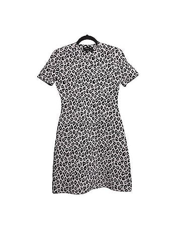 Theory Glossed Leopard T Shirt Dress Casual Dress (view 1)