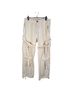 MANIERE DE VOiR 100% Cotton White Tan Cargo Pants Size 6 - photo 2