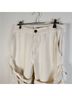 MANIERE DE VOiR 100% Cotton White Tan Cargo Pants Size 6 - photo 3