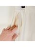 MANIERE DE VOiR 100% Cotton White Tan Cargo Pants Size 6 - photo 11
