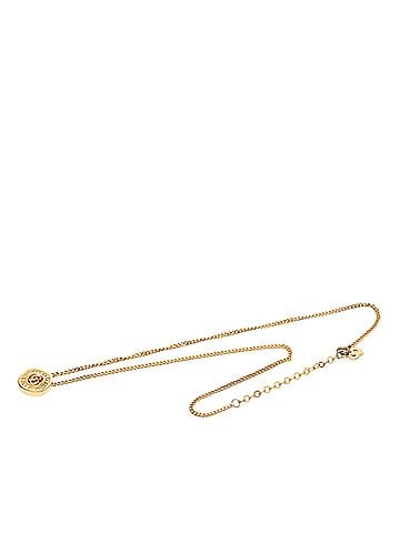 Dior Gold Plated Strass CD Logo Pendant Necklace (view 1)