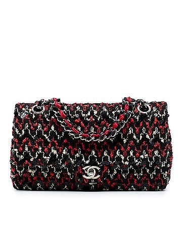 Chanel Medium Classic Tweed Sequins Double Flap (view 1)