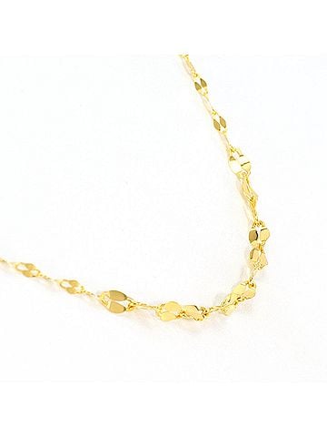 Unbranded K24 24K YG Yellow Gold Necklace, Total Weight 1.9g, 41cm, Like New Condition (view 2)