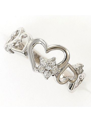 Unbranded K14 14K WG White Gold Ring with Diamond (no carat marking), Total Weight 1.1g, Like New Condition. (view 1)