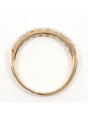 Unbranded 18K (18-karat gold) Pink Gold Ring with 0.30ct Diamond, Total Weight 1.4g, Like New Condition. (view 2)