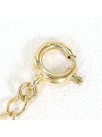 Unbranded K10 10K YG Yellow Gold Adjustable Chain, Total Weight 0.5g, 10cm, Like New Condition (view 2)