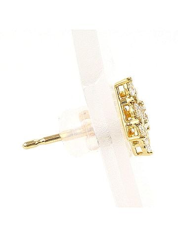 Unbranded 18K (18-karat) Yellow Gold Earring (Single Earring) with 0.30ct Diamond, Total Weight 0.7g, Like New Condition. (view 2)