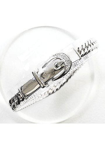 Unbranded PT850 Platinum Bracelet with Diamond (no carat marking), Certificate of Authenticity, Total Weight 22.0g, 18cm, Like New Condition. (view 1)