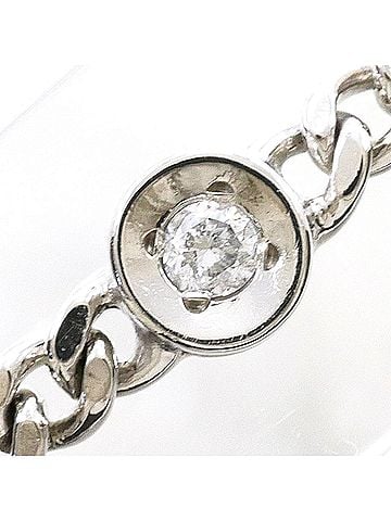 Unbranded PT850 Platinum Bracelet with 0.15ct Diamond, Certificate of Authenticity, Total Weight 5.2g, 19cm, Like New Condition. (view 2)