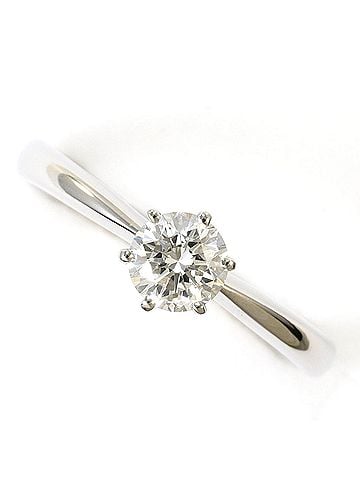 Unbranded PT900 Platinum Ring, 1 Diamond, 0.445ct VS1 Clarity, Certified, Total Weight 3.4g, Like New Condition. (view 1)