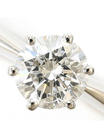 Unbranded PT900 Platinum Ring, 1 Diamond, 0.445ct VS1 Clarity, Certified, Total Weight 3.4g, Like New Condition. (view 2)