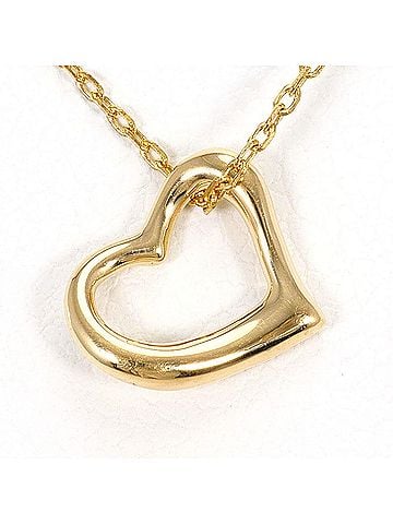 Unbranded 18K (18-karat) Yellow Gold Necklace, Total Weight 1.3g, 39cm, Like New Condition. (view 1)
