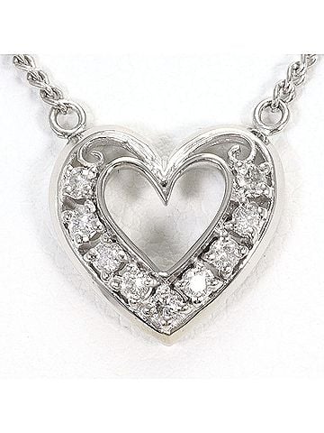 Unbranded PT850 Platinum Necklace with 0.18 ct Diamond, Certificate of Authenticity, Total Weight 6.1g, 40cm, Like New Condition (view 1)