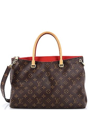 Louis Vuitton Pallas Tote Monogram Canvas with Leather (view 1)