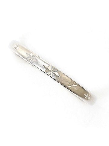 Unbranded K10 10K WG White Gold Ring, Total Weight 1.3g, Like New Condition (view 1)