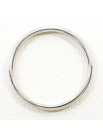 Unbranded K10 10K WG White Gold Ring, Total Weight 1.3g, Like New Condition (view 2)