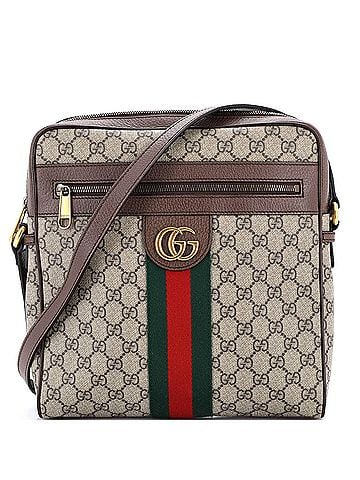 Gucci Ophidia Messenger Bag GG Coated Canvas Medium (view 1)