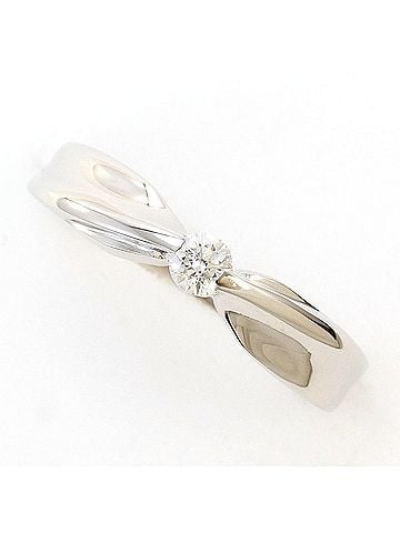 Unbranded PT900 Platinum Ring with 0.09 ct Diamond, Total Weight 2.2g, Like New Condition. (view 1)
