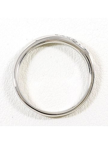 Unbranded PT900 Platinum Ring with 0.05 ct Natural Diamond, Total Weight 2.7g, Like New Condition. (view 2)
