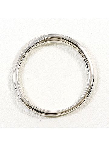 Unbranded PT900 Platinum Ring with 0.03 ct Diamond and Sapphire, Total Weight 2.5g, Like New Condition. (view 2)
