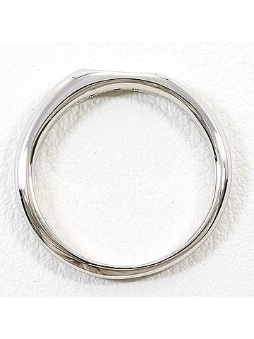 Unbranded PT950 Platinum Ring with 0.05 ct Diamond, Total Weight 4.2g, Like New Condition. (view 2)