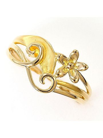 Unbranded 18K (18-karat) Yellow Gold (YG) Ring - 18KYG 1 piece, Total weight approx. 2.0g, Like New Condition. (view 1)