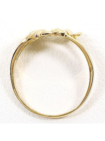 Unbranded 18K (18-karat) Yellow Gold (YG) Ring - 18KYG 1 piece, Total weight approx. 2.0g, Like New Condition. (view 2)
