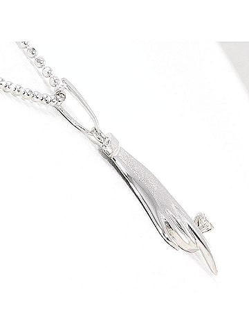 Unbranded K14 14K WG White Gold Necklace with Diamond (no carat marking), Total Weight 3.5g, 45cm, Like New Condition. (view 2)