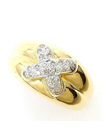 Unbranded 18K (18-karat) Yellow Gold Ring with 0.17ct Diamond, 5.9g Total Weight, Like New Condition, Certificate of Authenticity. (view 1)