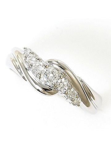 Unbranded PT900 Platinum Ring, 1 Diamond, 0.30ct, with Certificate of Authenticity, Total Weight 3.7g, Like New Condition. (view 1)