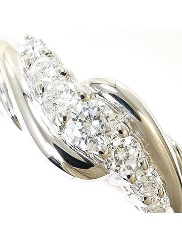 Unbranded PT900 Platinum Ring, 1 Diamond, 0.30ct, with Certificate of Authenticity, Total Weight 3.7g, Like New Condition. (view 2)