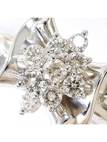 Unbranded PT900 Platinum Ring, 1 Diamond, 0.53ct, with Certificate of Authenticity, Total Weight 8.3g, Like New Condition. (view 2)