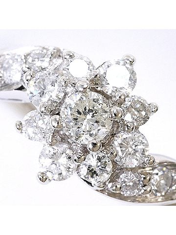 Unbranded PT900 Platinum Ring with 0.50ct Diamond, Certificate of Authenticity Included, Total Weight 4.1g, Like New Condition. (view 2)