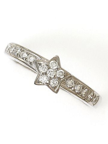 Unbranded 18K (18-karat white gold) ring with 0.24ct diamond, includes appraisal certificate, total weight 3.8g, like new condition. (view 1)