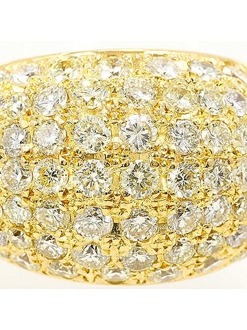 Unbranded 18K (18-karat) Yellow Gold Ring with 5.02ct Diamond, Certificate of Authenticity Included, Total Weight 42.3g, Like New Condition. (view 2)