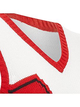 Prada PRADA 2016 Runway 100% cashmere colorblocked intarsia sweater vest IT38 XS (view 2)