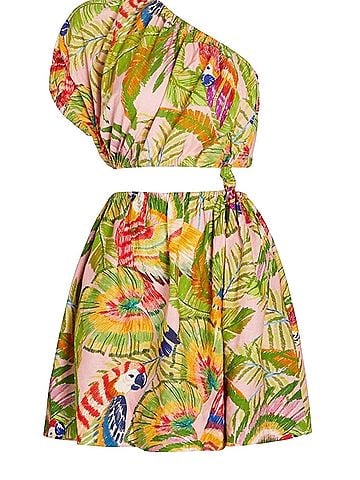 FARM Rio Macaw Leaves Casual Dress (view 1)