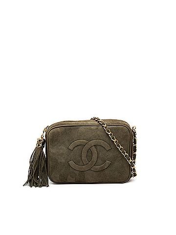 Chanel CC Suede Tassel Camera Bag (view 1)
