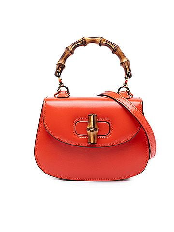 Gucci Mini Calfskin 1947 Bamboo Top Handle Bag (view 1)