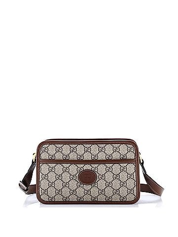 Gucci Interlocking G Patch Camera Bag GG Coated Canvas Mini (view 1)