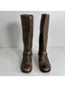 FRYE 100% Leather Solid Brown Boots Size 10 - photo 12