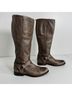 FRYE 100% Leather Solid Brown Boots Size 10 - photo 4