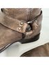 FRYE 100% Leather Solid Brown Boots Size 10 - photo 8