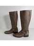 FRYE 100% Leather Solid Brown Boots Size 10 - photo 7