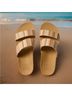 Reef 100% Acrylic Solid Tan Multi Color Sandals Size 9 - photo 13