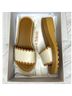 See By Chloé 100% Leather Solid Tan White Sandals Size 6 - photo 3