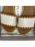See By Chloé 100% Leather Solid Tan White Sandals Size 6 - photo 8