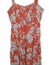 Sanctuary 100% Polyester Floral Multi Color Orange White Casual Dress Size L - photo 1