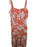 Sanctuary 100% Polyester Floral Multi Color Orange White Casual Dress Size L - photo 2
