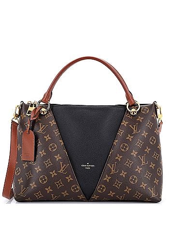 Louis Vuitton V Tote Monogram Canvas and Leather MM (view 1)